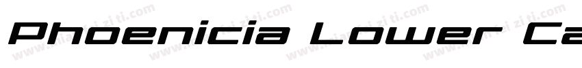 Phoenicia Lower Case字体转换